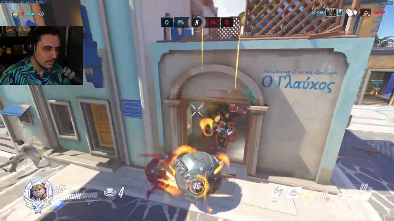 RANK 34! YEATLE HAMMOND OVERWATCH GAMEPLAY SEASON 36 TOP 500