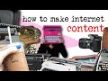 How i make youtube content