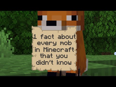 1 fact about every mob in Minecraft