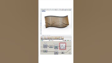 Rhino Grasshopper Script (Parametric Facade) #shorts