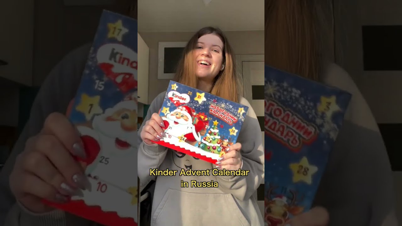 RUSSIAN ADVENT CALENDAR FROM KINDER