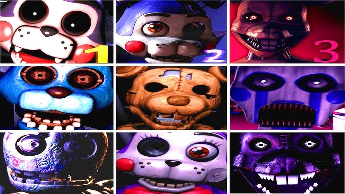 Five Nights at Candy's 2 ALL JUMPSCARES 