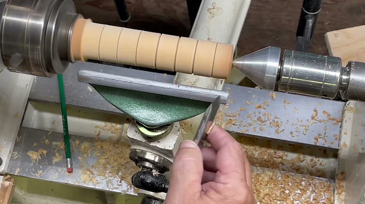 “V” cuts with the skew chisel