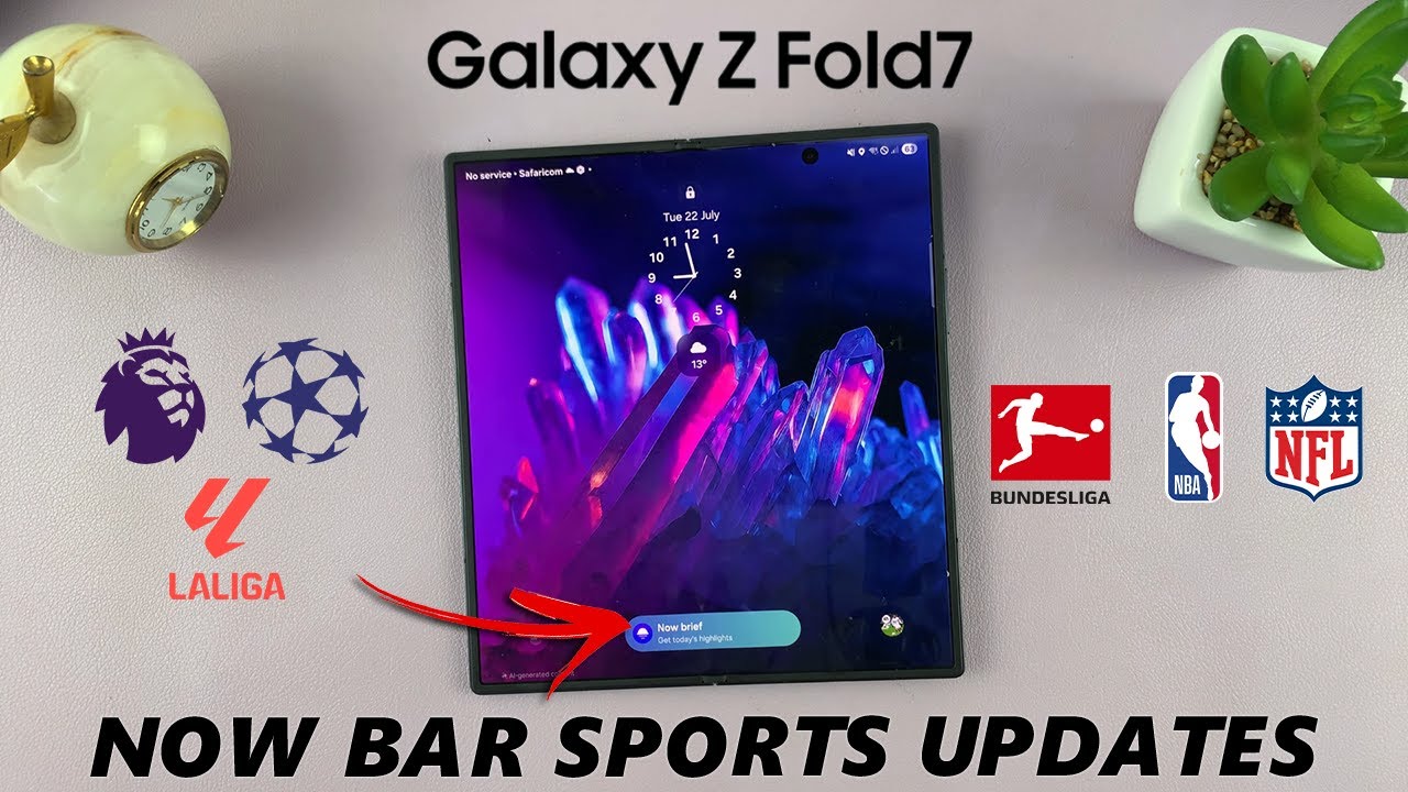How To Set Up Live Sports Updates In Now Bar On Samsung Galaxy Z Fold 7