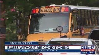 Clay County School District buses without A/C