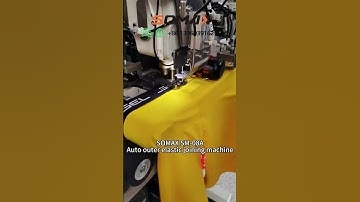 SOMAX SM-08A auto outer elastic attaching machine#costura #sewingmachine#maquinadecoser#confeccion