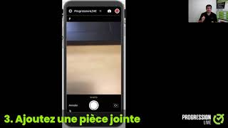 7E Tutoriel Progressionlive Fonctionnalités De Lapplication Mobile