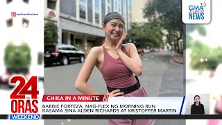 Morning run nina Barbie, Alden, at Kristoffer; Dance moves ng “JakJack”; Aliw... | 24 Oras Weekend
