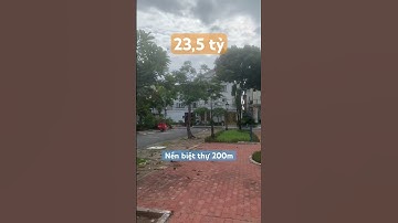 Bán đất biệt thự khu Tên Lửa, 10x20m - 23,5 tỷ #batdongsan