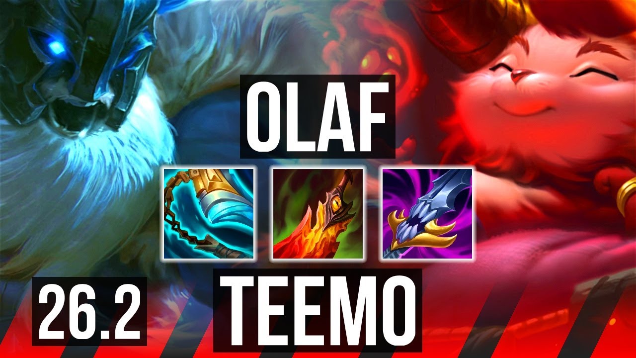 OLAF vs TEEMO (TOP) | KR Master | 26.2