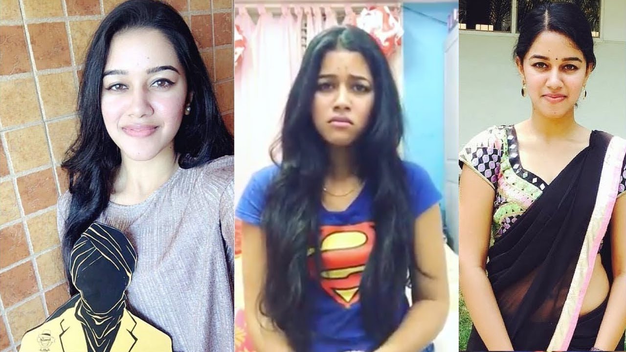 Mirnalini cute dubsmash collections 2017