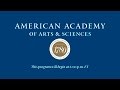 American academy of arts  sciences live stream