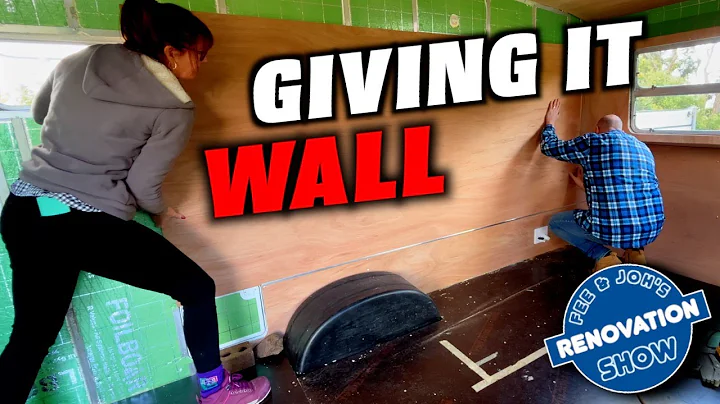 Installing GIANT wall sheets in our vintage caravan - 1975 Viscount Ambassador Build Pt 23