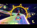 Mario kart 8 deluxe wii rainbow road 1080