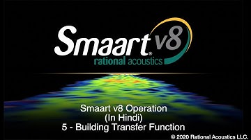 Smaart v8 Operation in Hindi : 5)Building Transfer Function.