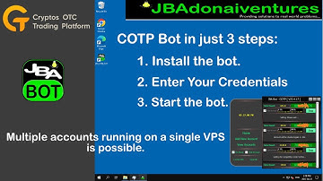 COTP Bot. Easy to use in 3 steps