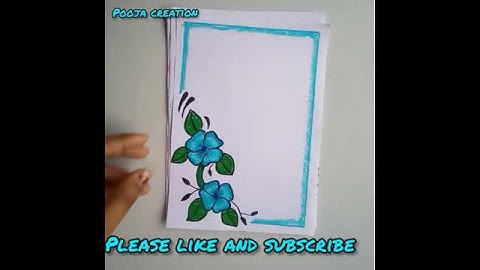 how to decorate front page of assignments #borderdesigns #shortsvideo #shorts