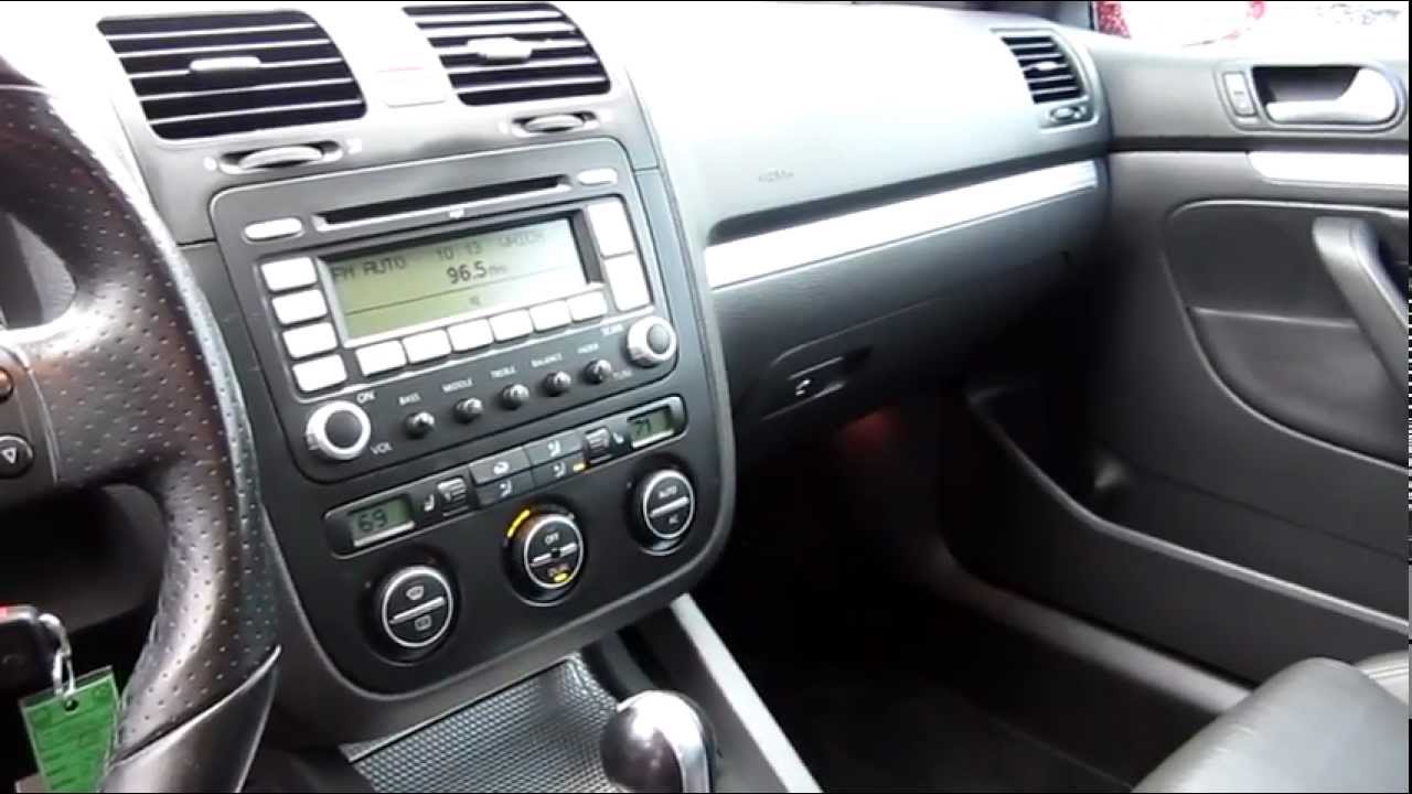 2008 Volkswagen Golf R32 Red Stock J18536a Interior