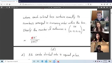 F20 Probability Lecture 5: Farewell to Combinatorics