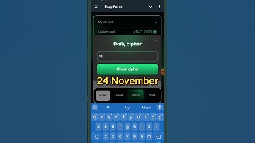 Frog Farm Daily Cipher Code | Frog Farm | 24 November | Frog Farm Daily Cipher Code video |