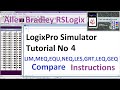 LogixPro Simulator Tutorial No 4 | Compare Instructions | PLC Training | PLC Free Course
