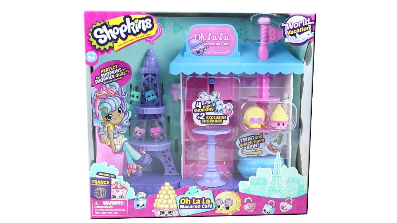 oh la la macaron cafe shopkins