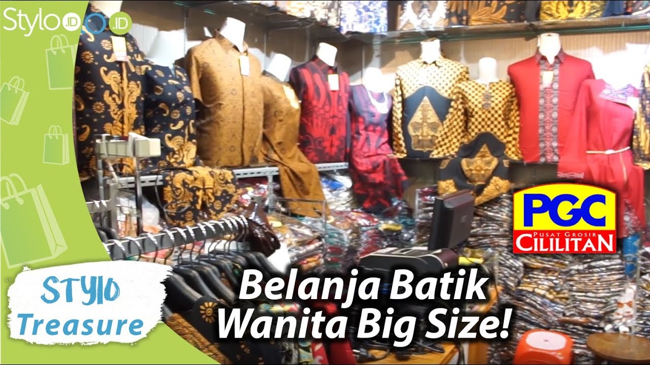 Belanja Baju Batik Ukuran Jumbo di Pusat  Grosir  Cililitan  