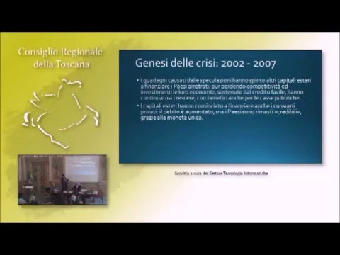 Relazione "crisi bancarie e loro risoluzione" di Luigi Pecchioli