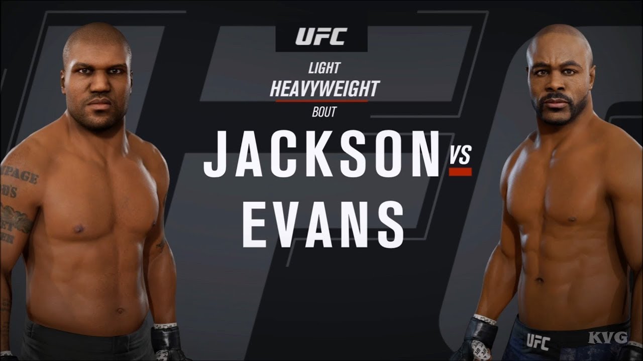 EA Sports UFC 3 Rampage Jackson vs Rashad Evans Gameplay (HD