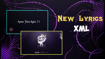 New Attitude Voice Lyrics Vedio Xml File || Trending Shake And Text Effect Alight Motion || Emon