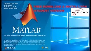 MATLAB r2017b FREE DOWNLOAD AND INSTALLATION