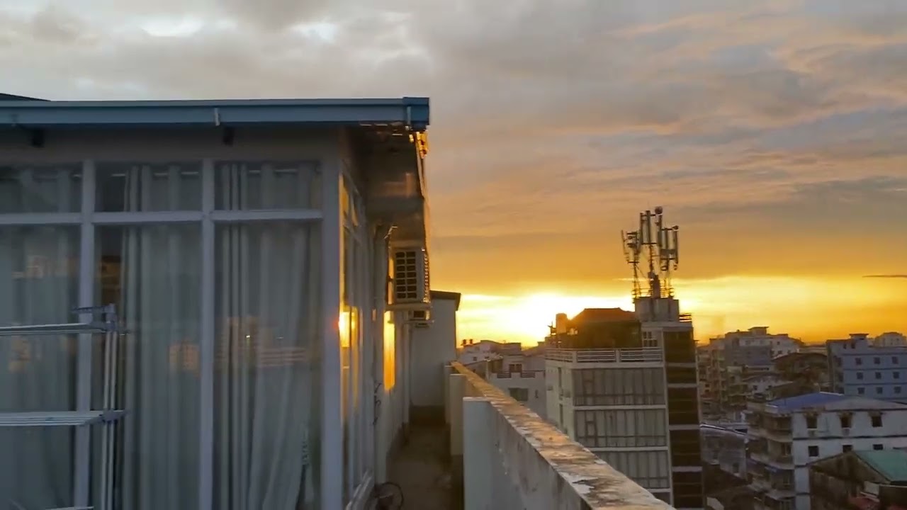 Yangon Sunset Magic 🌅 | The Most Beautiful Golden Hour in Myanmar