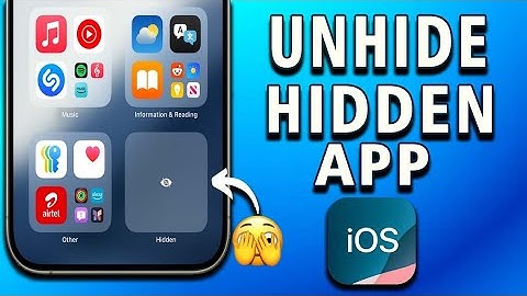 iOS 18 How To Unhide Hidden Apps (full guide)