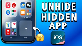 iOS 18 How To Unhide Hidden Apps (full guide)