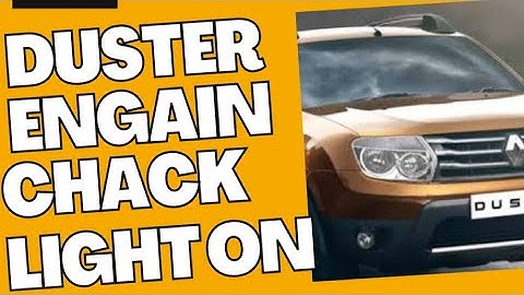 ENGINE CHECK LIGHT ON Renault DUSTER I AUTOMOTIVE SOLUTION I #automobile #renault #duster