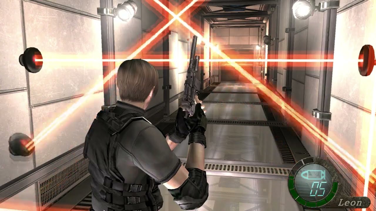Resident Evil 4 Laser Room 4k60fps YouTube