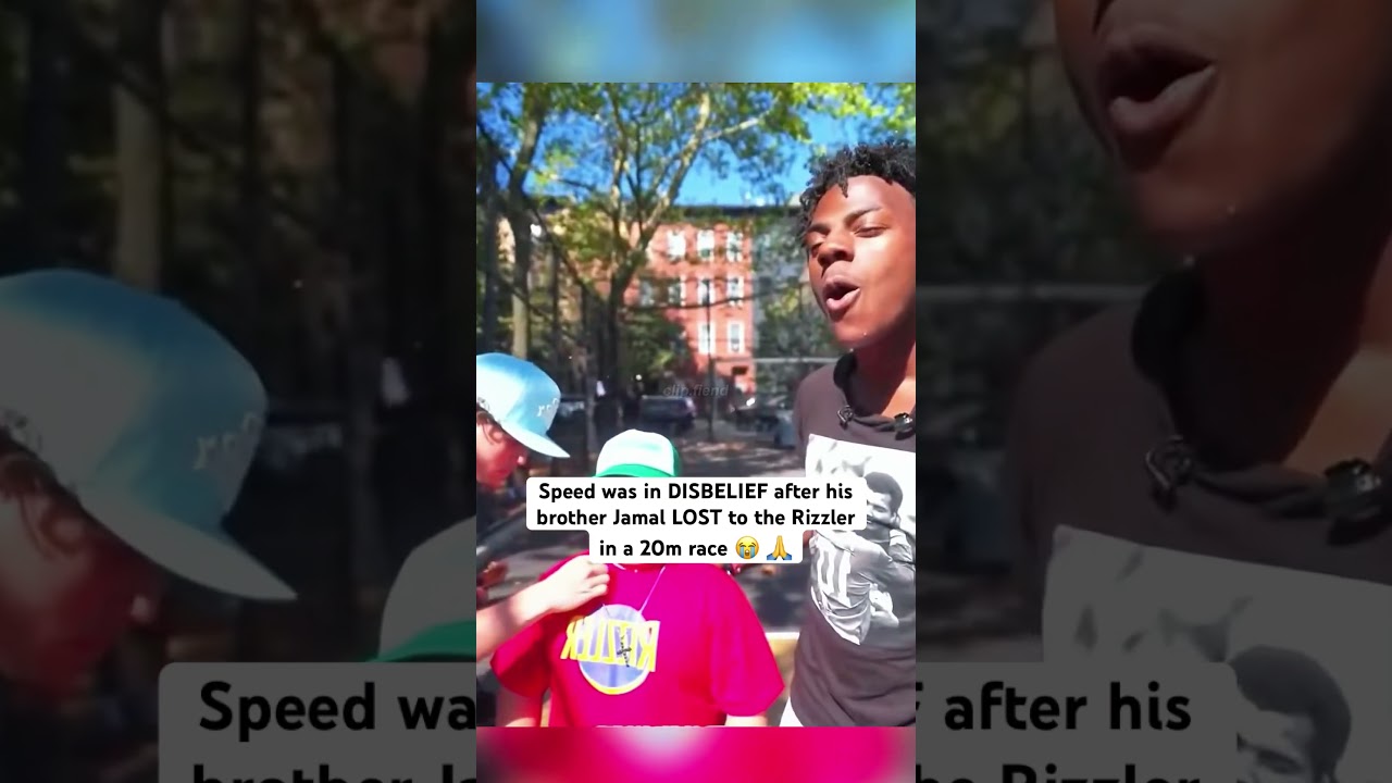 Speed was in DISBELIEF after his brother Jamal LOST to the Rizzler in a 20m race 😭🙏 