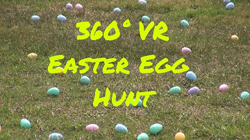 360° Easter Egg Hunt At Nannys 2017 - 360°  VR Video Vlog 20