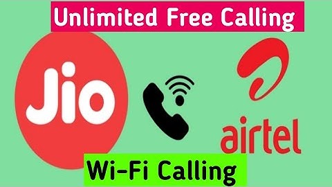 WiFi Calling with Jio & Airtel 📞 How to Enable?  Unlimited Free Calls using WiFi