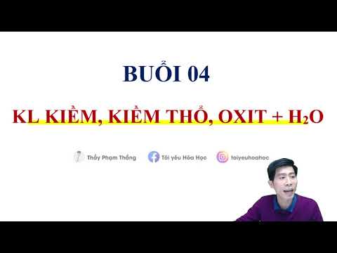 Video: Kim loại kiềm thổ nào dễ phản ứng với nước nhất?