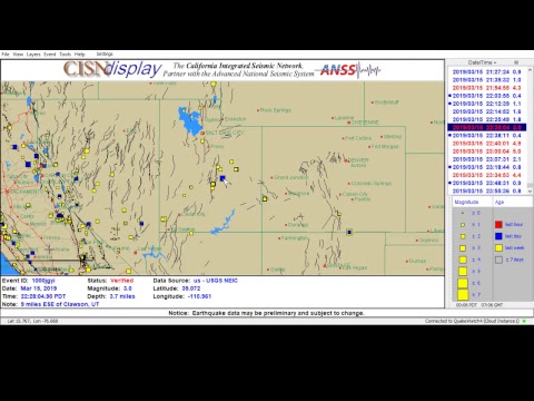 Real-Time Earthquakes Worldwide 24/7 LIVE - Live Stream
