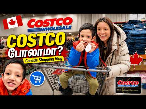 Canada Shopping Vlog 🛒 Costco + Walmart Full Shopping Tour | போலாமா? | Kaviya Praveen