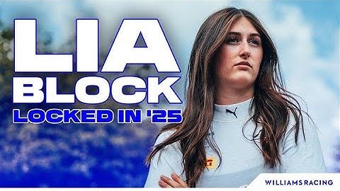 LIA BLOCK RE-SIGNS FOR 2025 | Williams Academy