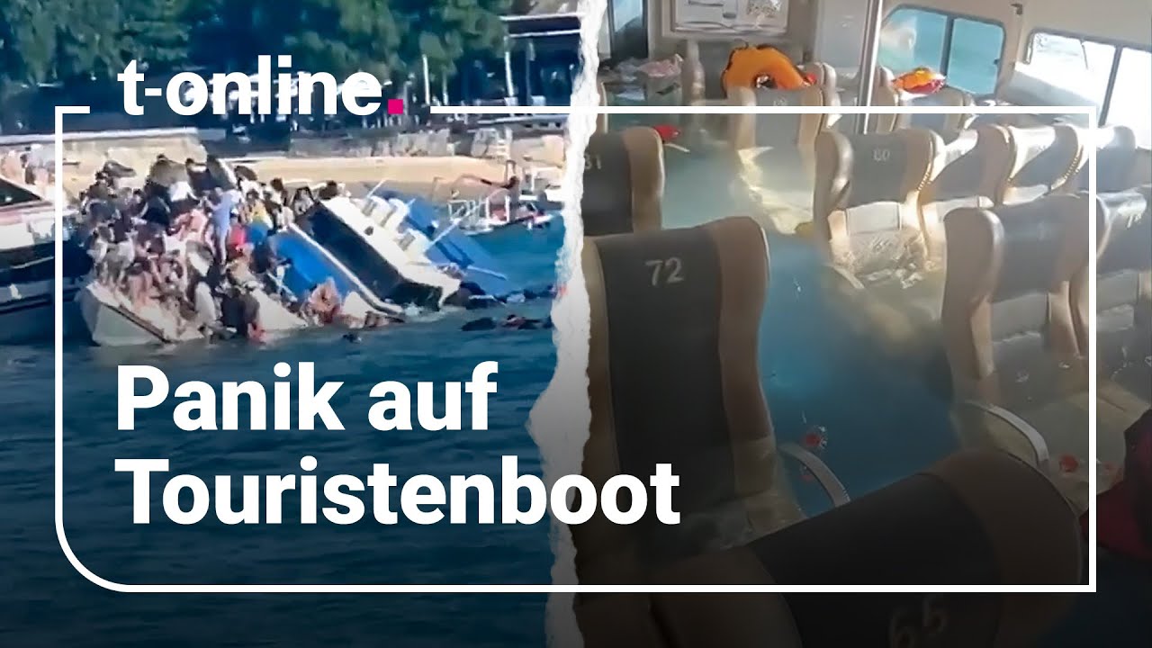 Bali: Touristen-Boot sinkt vor Bali – 89 Passagiere an Board