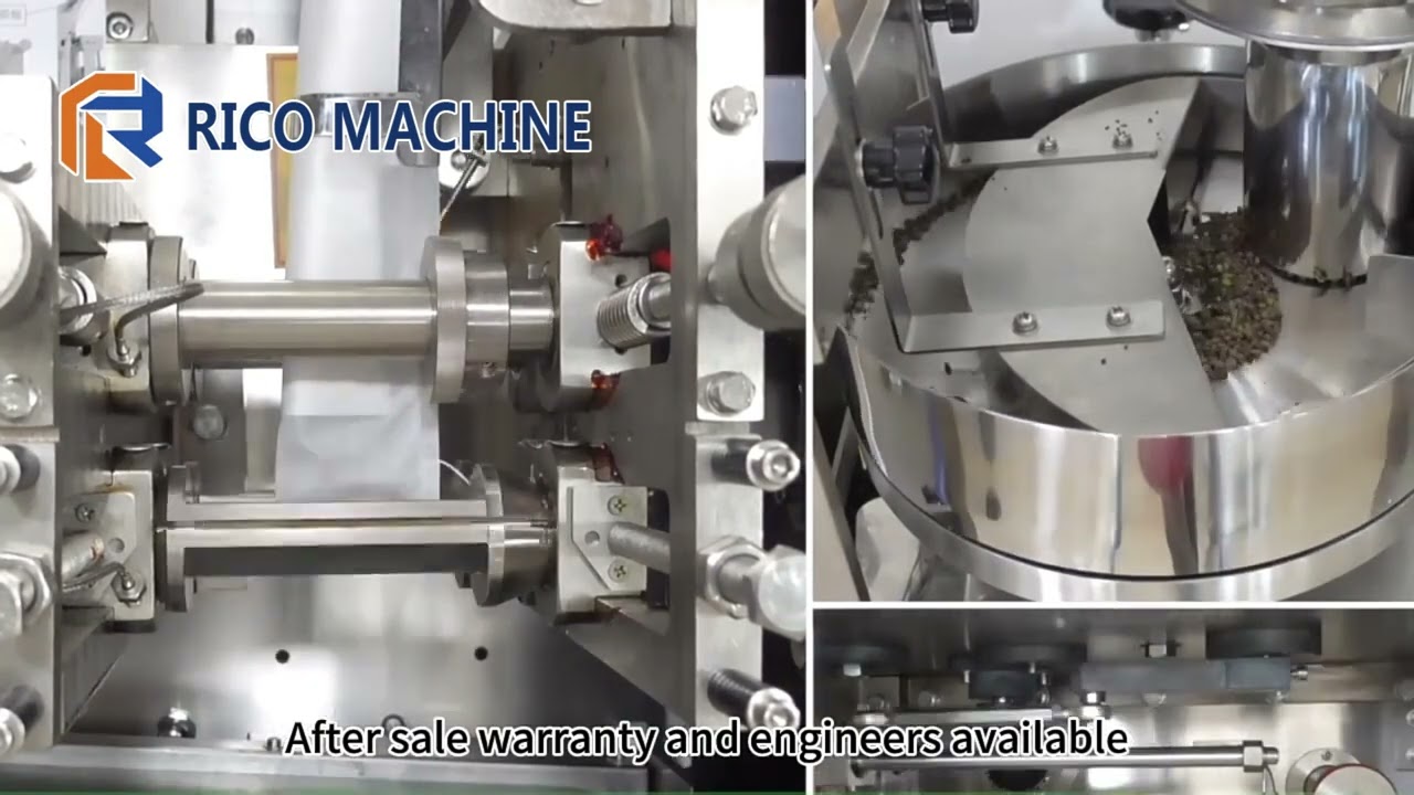 Automatic Small Granule Green Leaf Tea bag with Tag and String Packing Machine