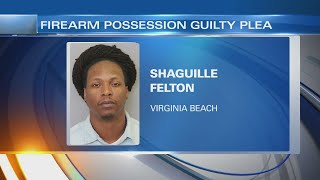 Virginia Beach man pleads guilty to firearm possession charges