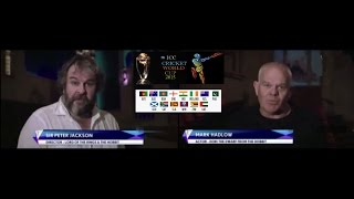 The Hobbit &#39;icc cricket world cup 2015&#39; - Sir Peter Jackson And Mark Hadlow