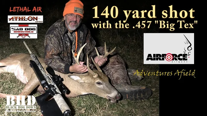 deer shot at 140 yards with Airforce Airguns Texan "Big Tex"