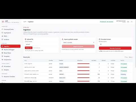 ULPF | Universal Log Pre-processing Framework | SIH 2026 – NTRO | SIH26156