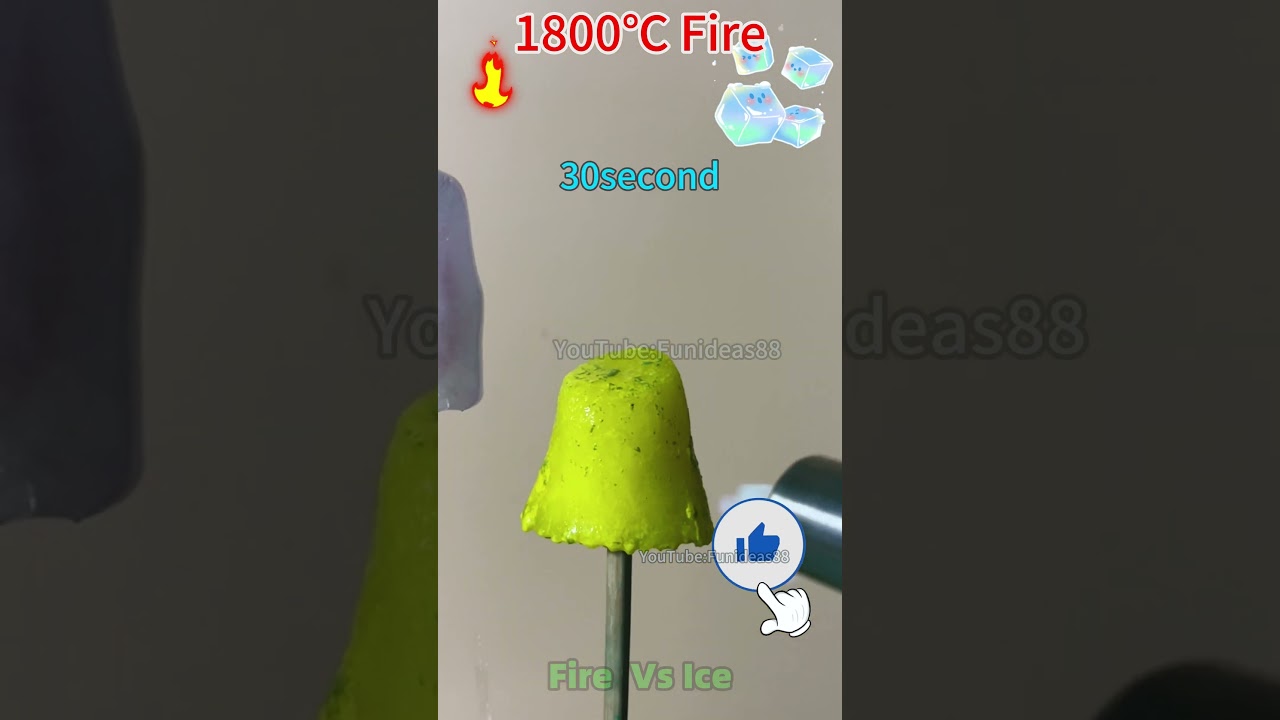 Powerful Lighter vs   ice    